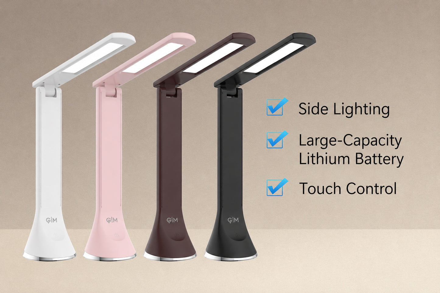 Foldable USB-C LED Desk Lamp