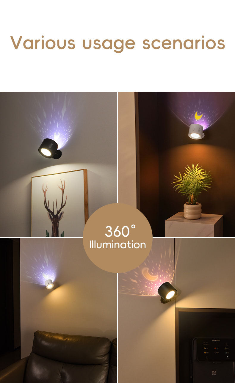 Projection wall light